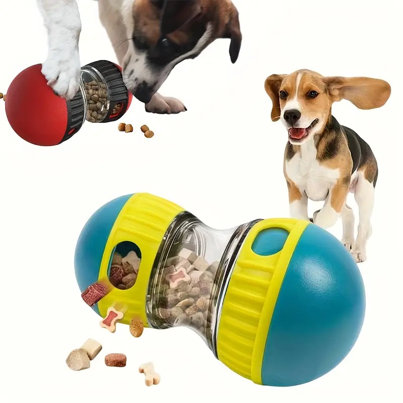 Interactive Squeaky Plush Dog Toy - Jouet distributeur interactif de friandises pour