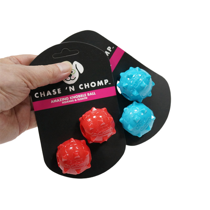 Interactive Squeaky Plush Dog Toy - CAITEC – balle à couineur pour