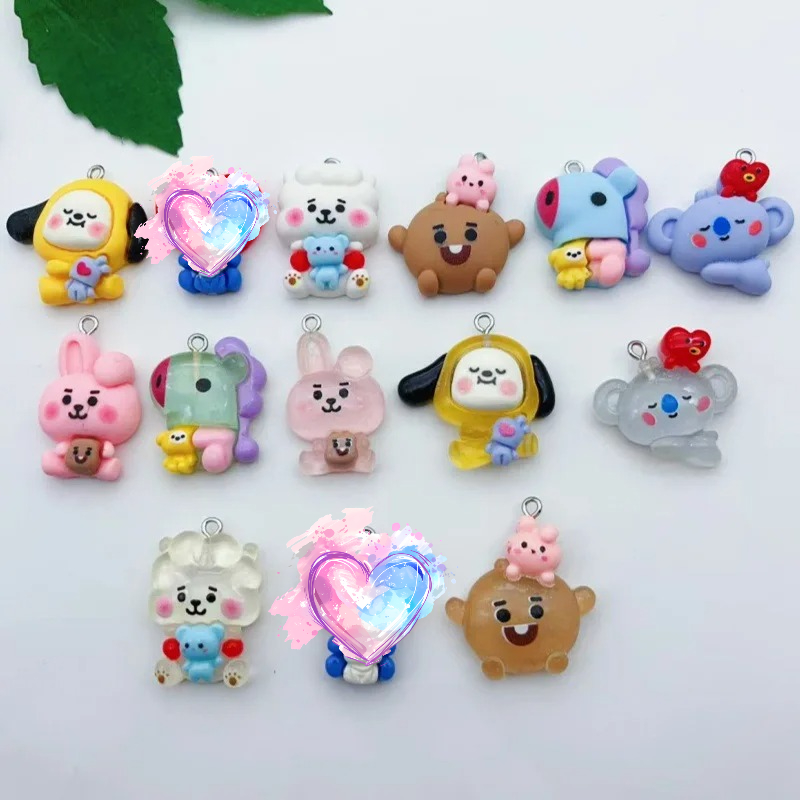 Porte-clés BT21 en résine tran - Dog Toys avis et prix