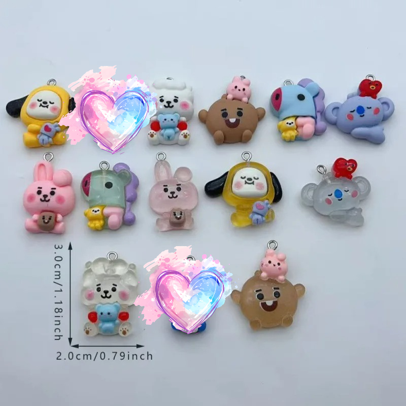 Porte-clés BT21 en résine tran - Dog Toys avis et prix