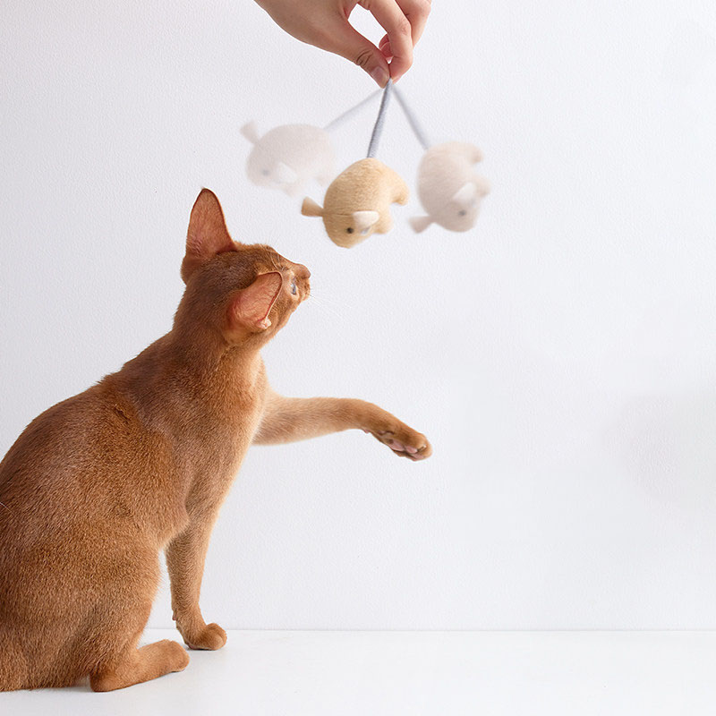 Jouets en peluche pour chats a - Catnip Interactive Plush Mouse avis et prix